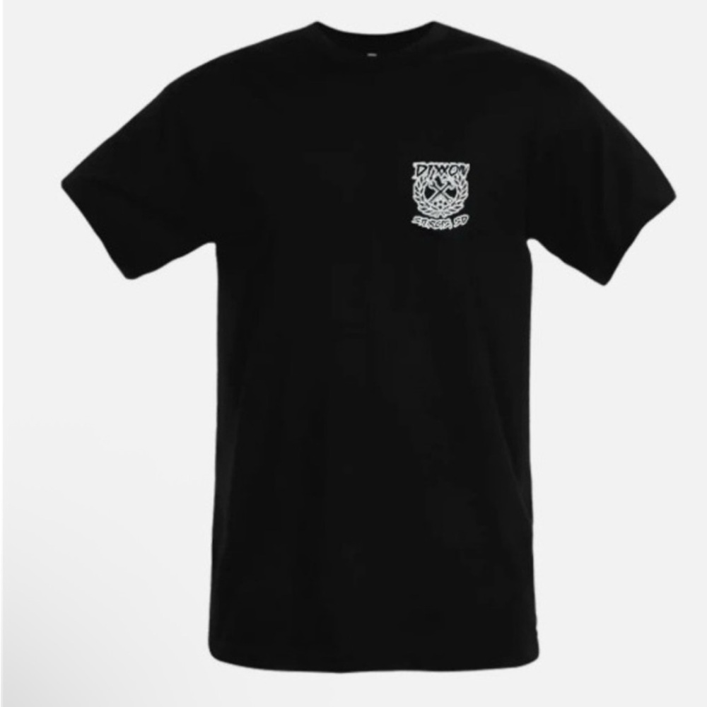 NWOT Dixxon Men's Sturgis Crest Black Tee Shirt, Size Extra Large